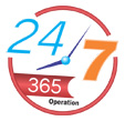 24/7 Operation