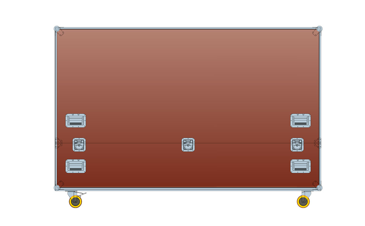 SWEDX 86\" Touch Digital Signage screen / 4K in 4K out with Flight Case