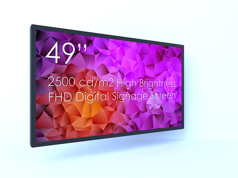 SWEDX 49\" Digital Signage screen / 2500 cd/m2 / SoC