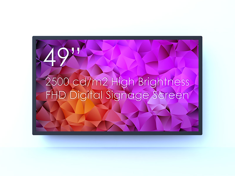 SWEDX 49" Digital Signage screen / 2500 cd/m2