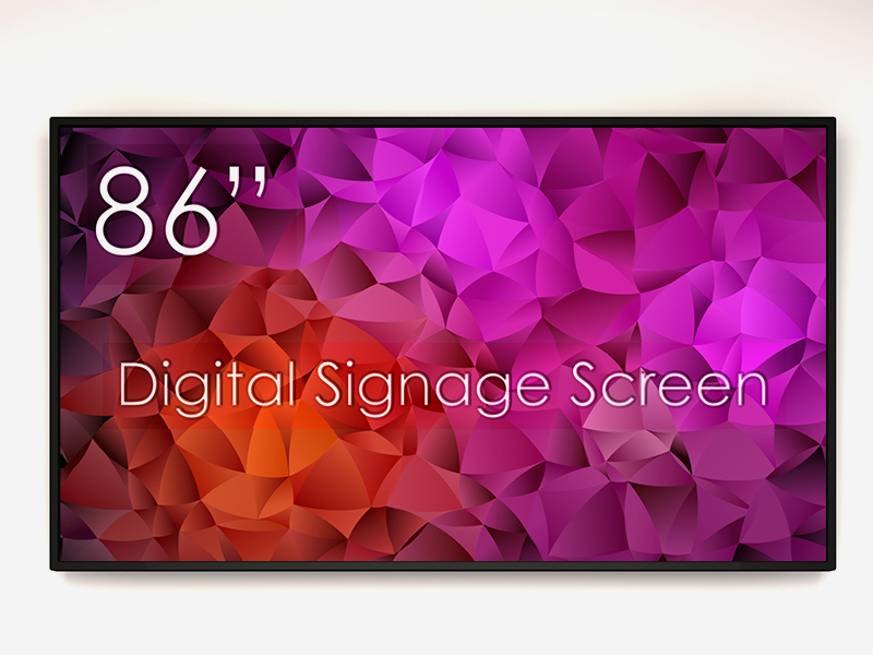 SWEDX 86\" Digital Signage screen / 4K in 4K out