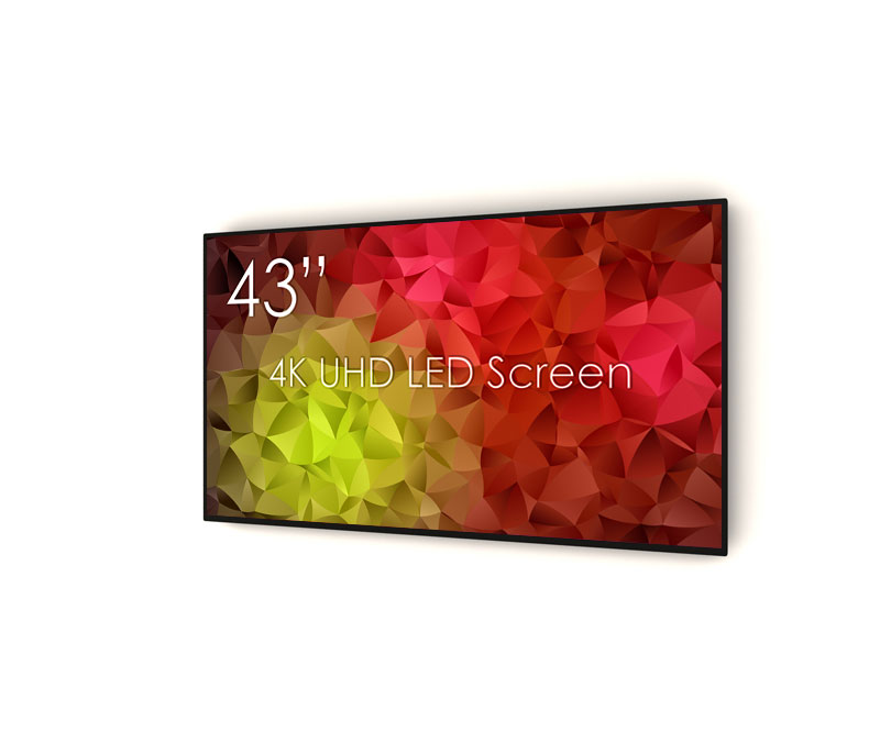SWEDX SuperSlim 43 inch 4K Screen. Pixel Policy 1
