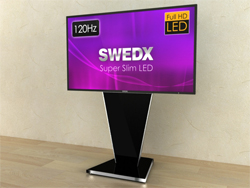 SWEDX Universal TV-Stand. Glossy Black. 956 mm