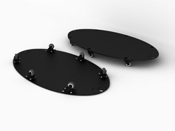 SWEDX Lamina 40"/50"/58" Mobile Base  Enhancer WHEEL SET (6PCS)