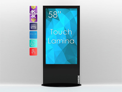 SWEDX Touch Lamina 58" - 4K in 4K out - Black