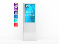 SWEDX Touch Lamina 40" - White / 4K in 4K out