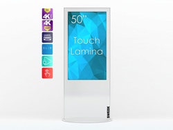SWEDX Touch Lamina 50" - 4K in 4K out - White
